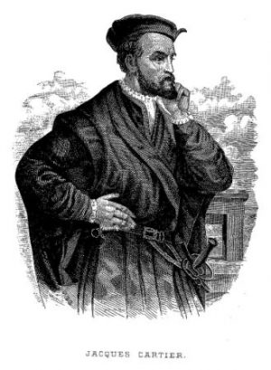 Jacques Cartier, gravure attribuée à Pierre-Louis Morin, vers 1854