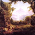 Le jardin d'Eden peinture de Cole_Thomas(1828 )