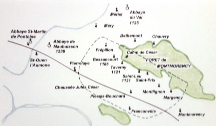 les paroisses en Vallée de Montmrency